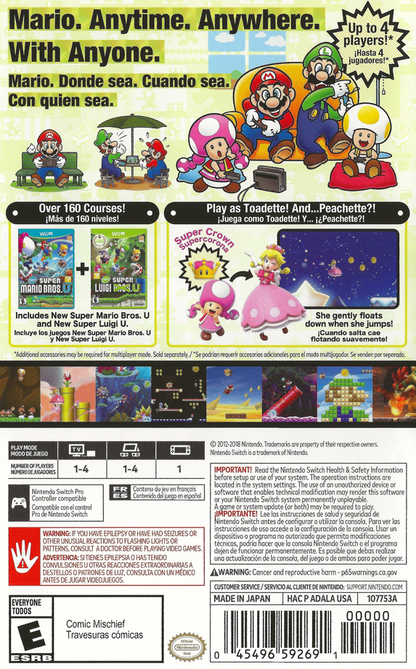 New Super Mario Bros U Deluxe Nintendo Switch