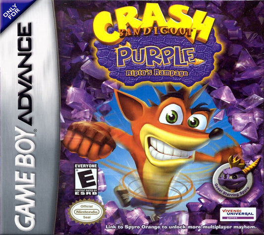 Crash Bandicoot Purple GameBoy Advance
