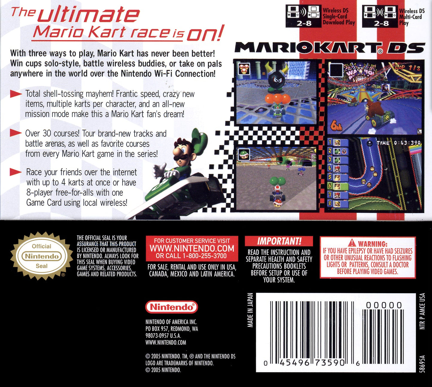 Mario Kart DS Nintendo DS