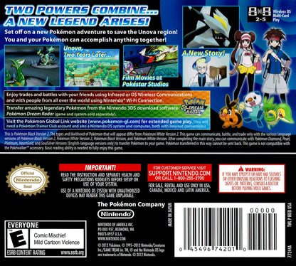 Pokemon Black Version 2 Nintendo DS