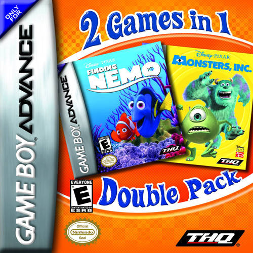 Finding Nemo And Monsters Inc Bundle GameBoy Advance