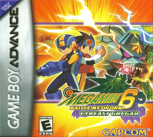Mega Man Battle Network 6 Cybeast Gregar GameBoy Advance