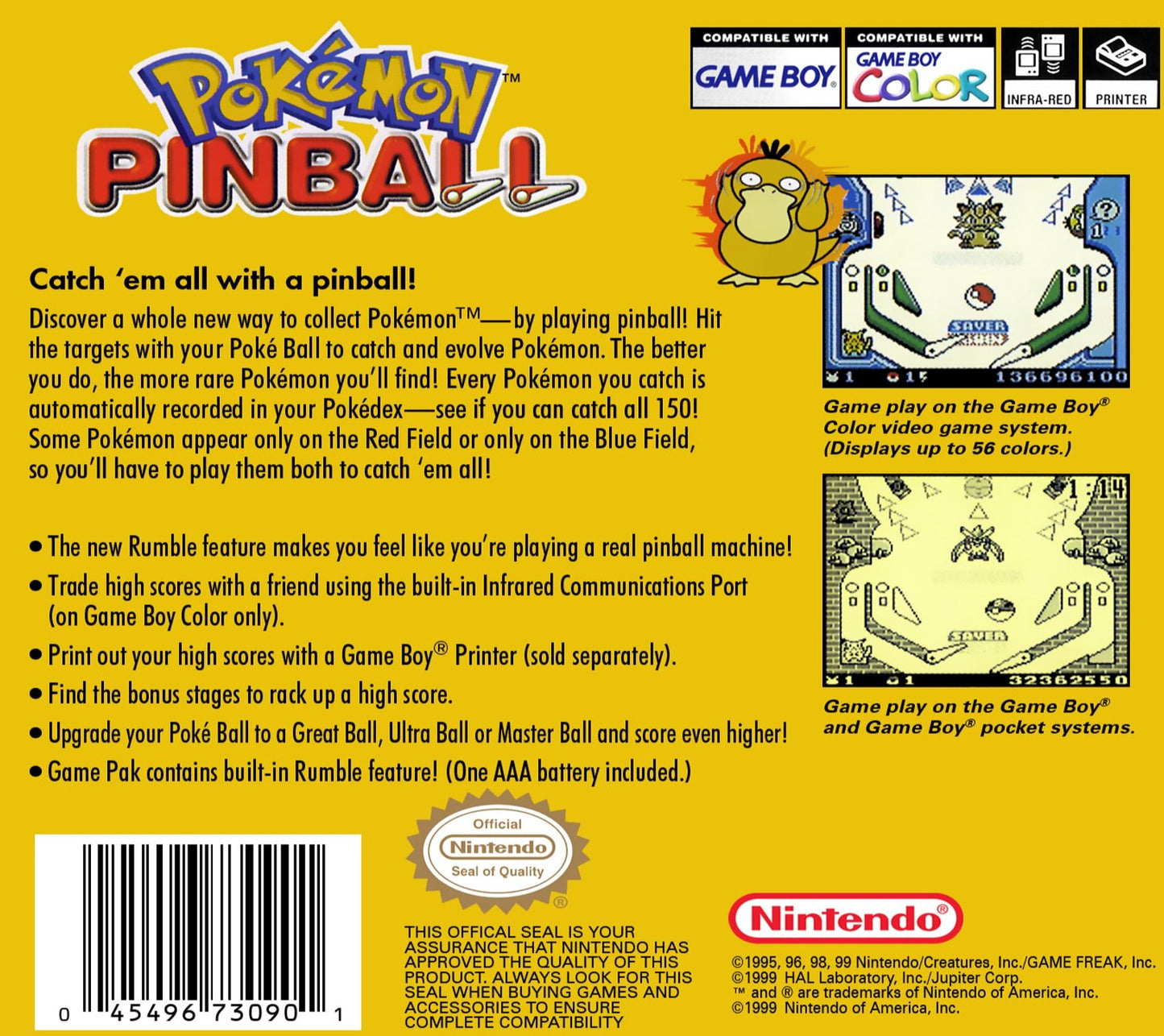 Pokemon Pinball GameBoy Color