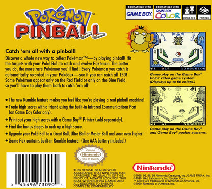 Pokemon Pinball GameBoy Color