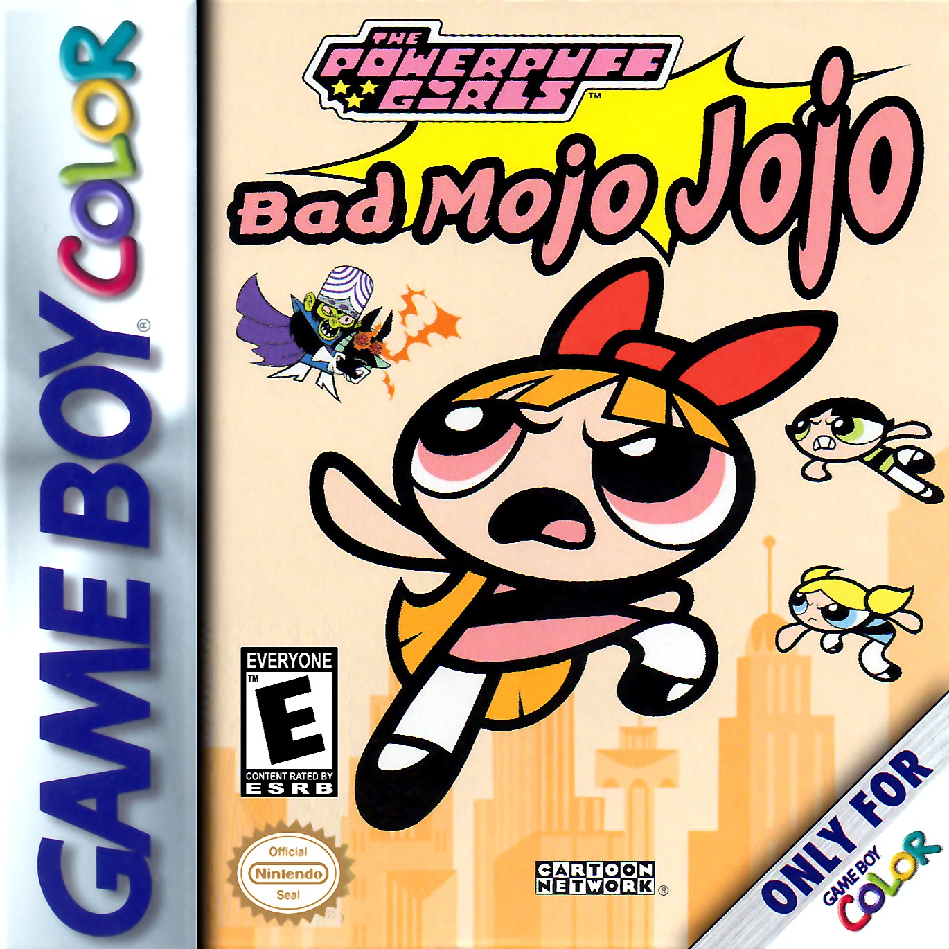 Powerpuff Girls Bad Mojo Jojo GameBoy Color