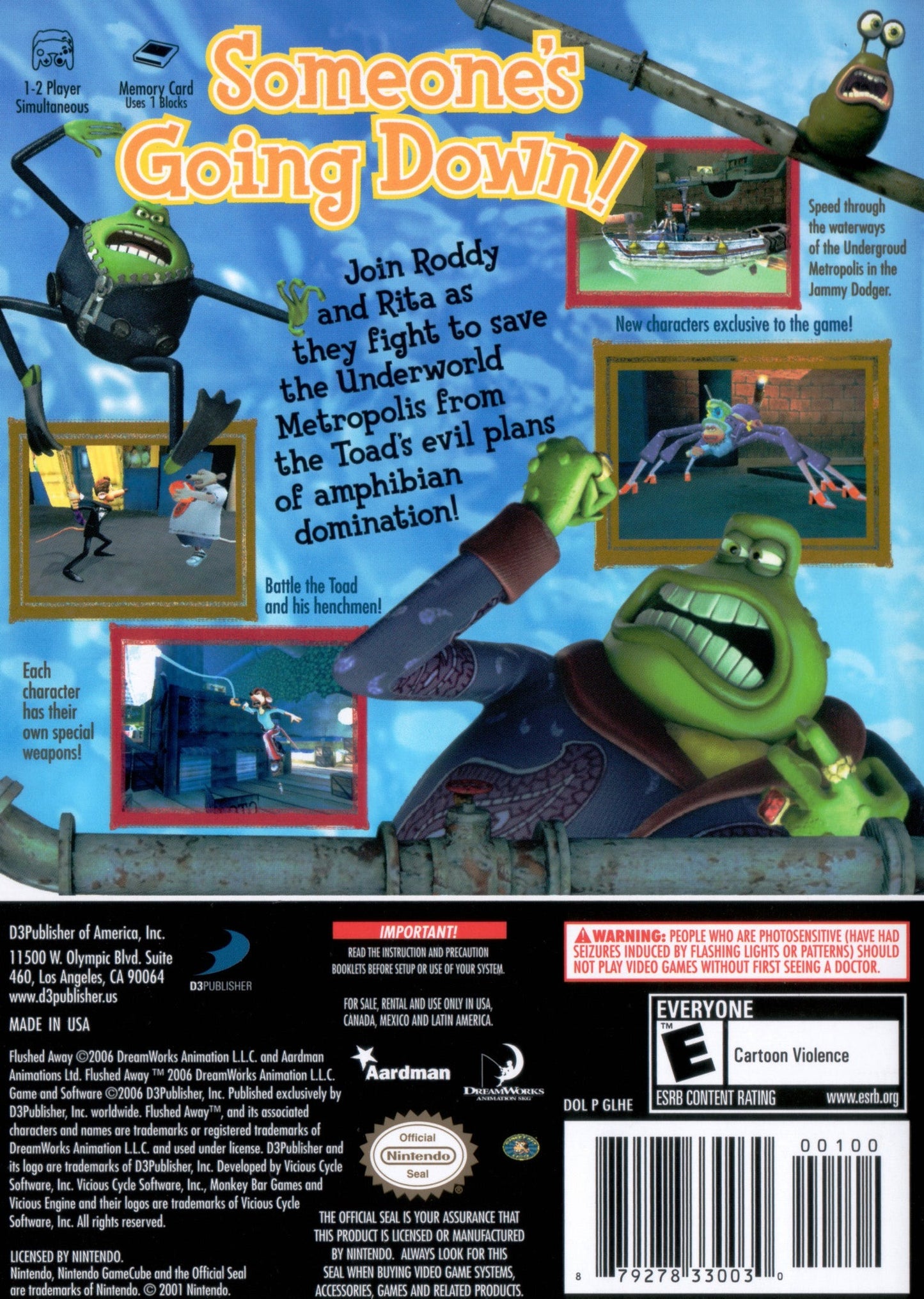 Flushed Away Gamecube