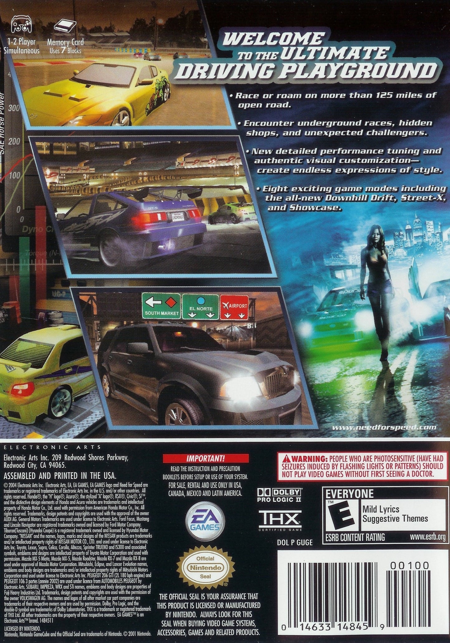 Need For Speed Underground 2 Gamecube