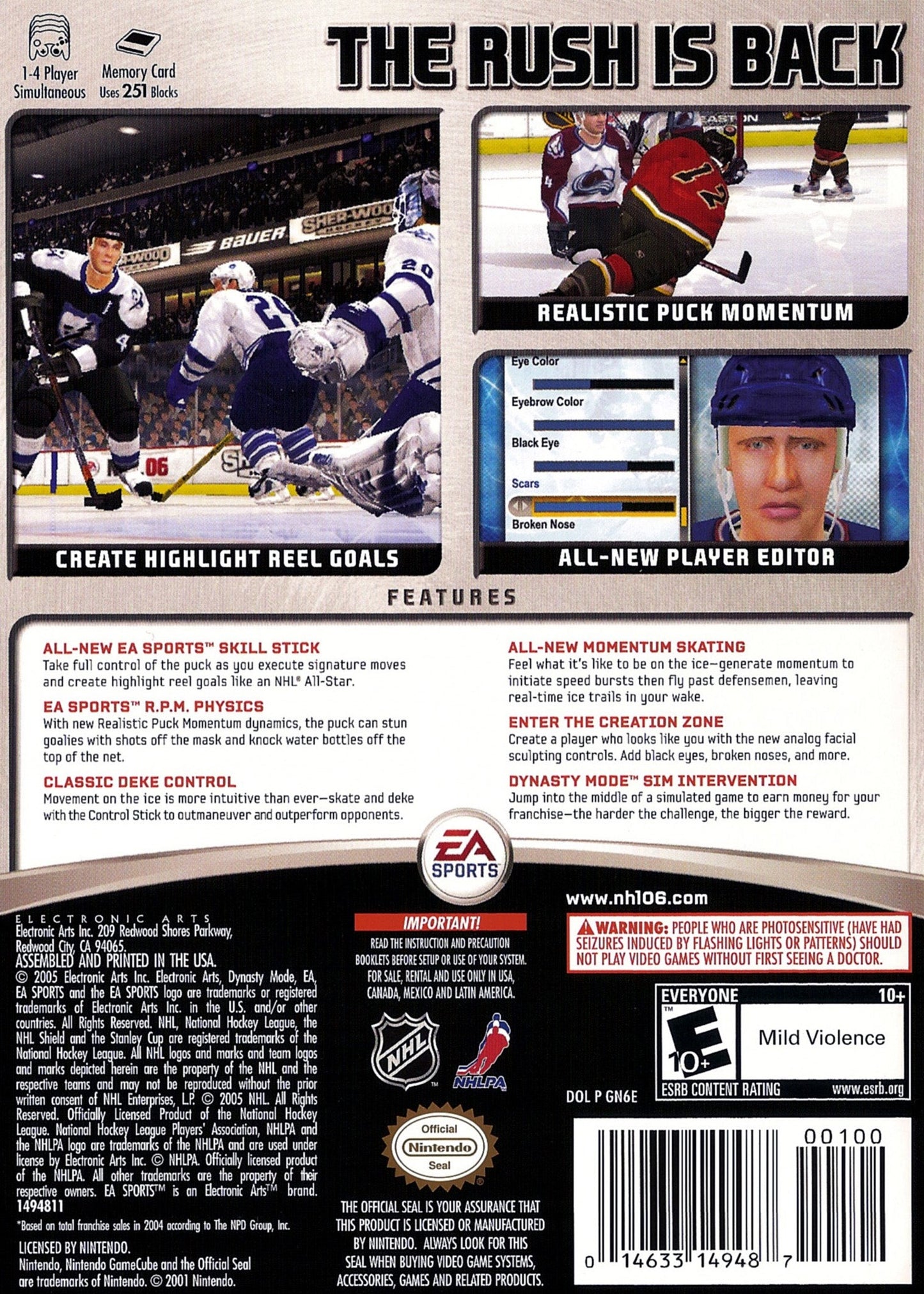 NHL 06 Gamecube