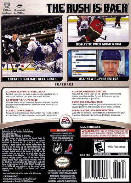 NHL 06 Gamecube
