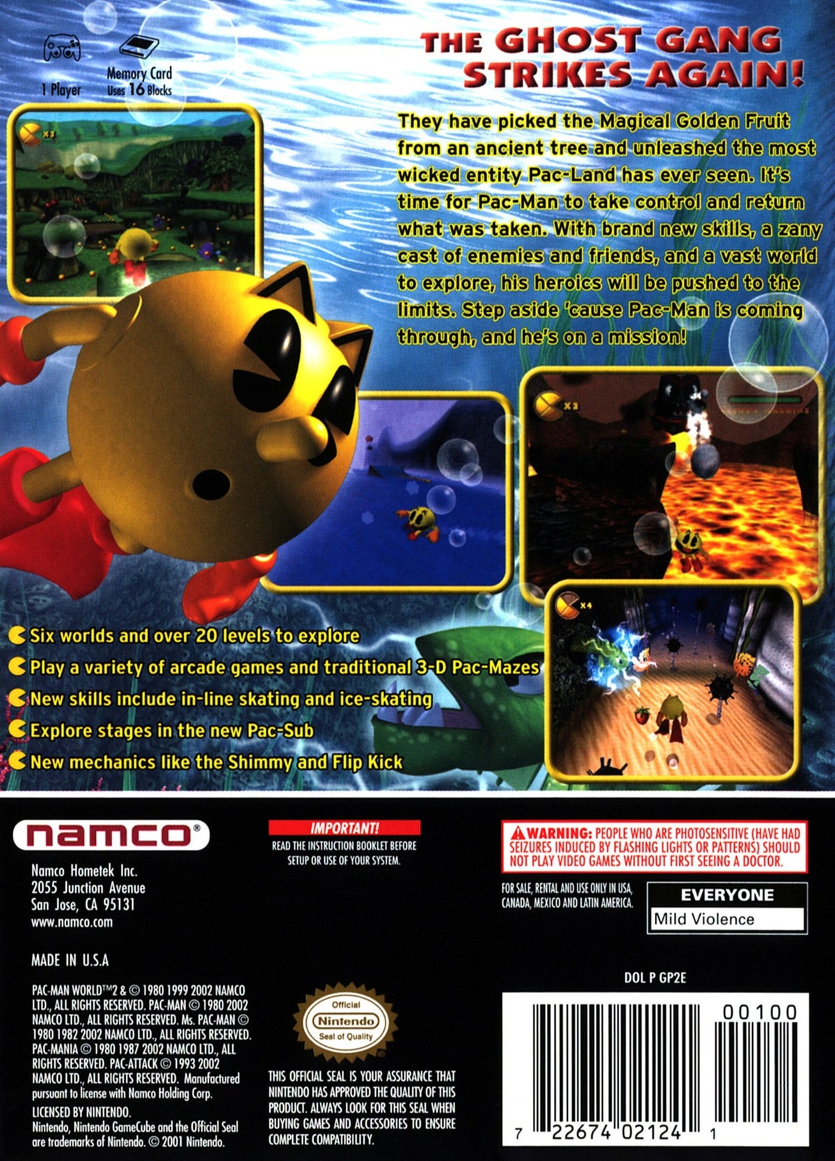 Pac-Man World 2 Gamecube