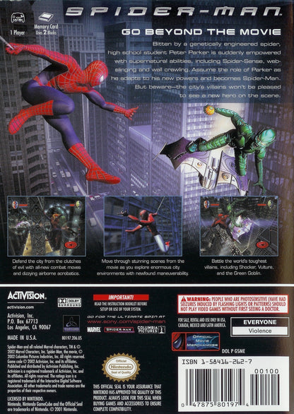 Spiderman Gamecube