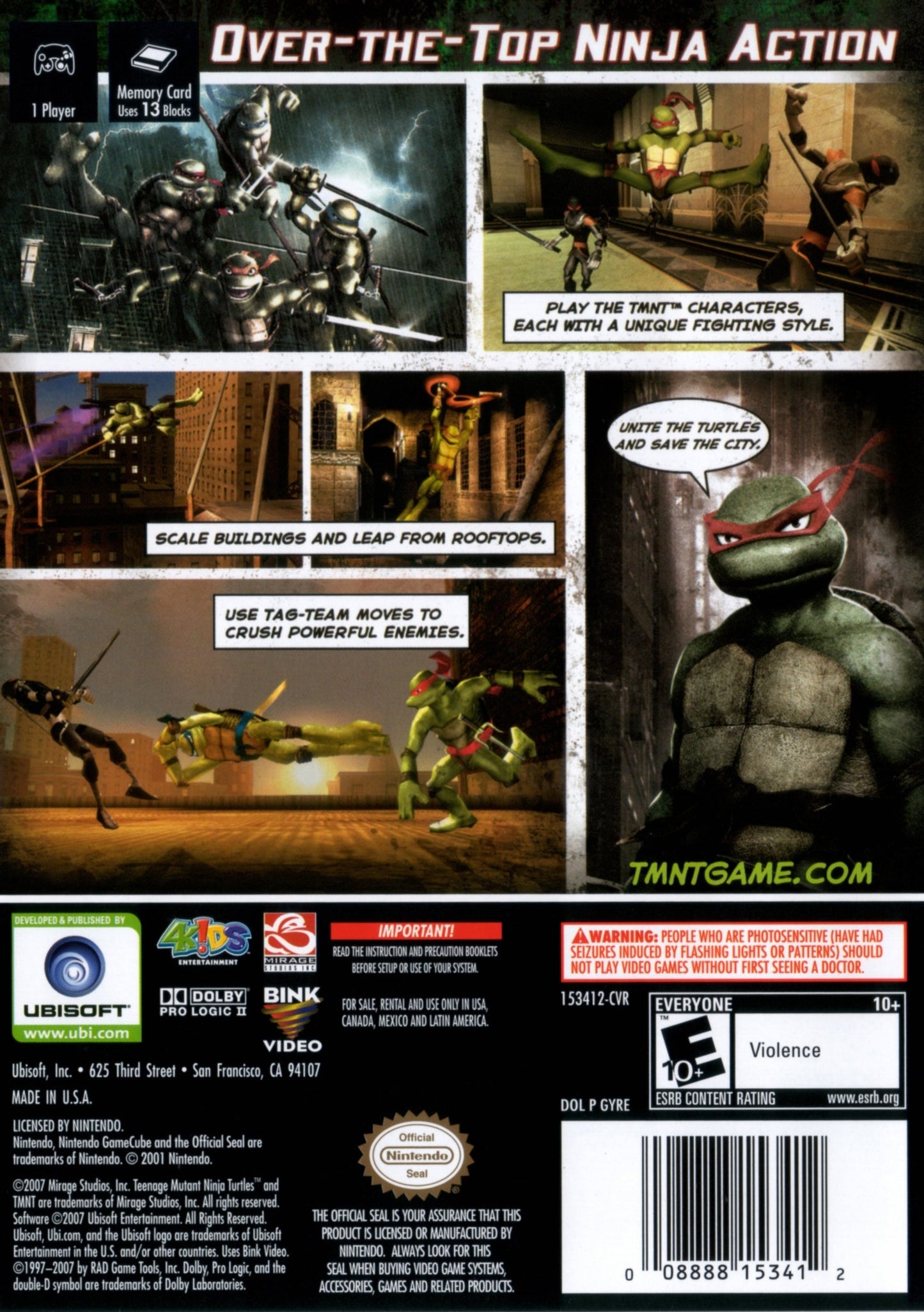 TMNT Gamecube