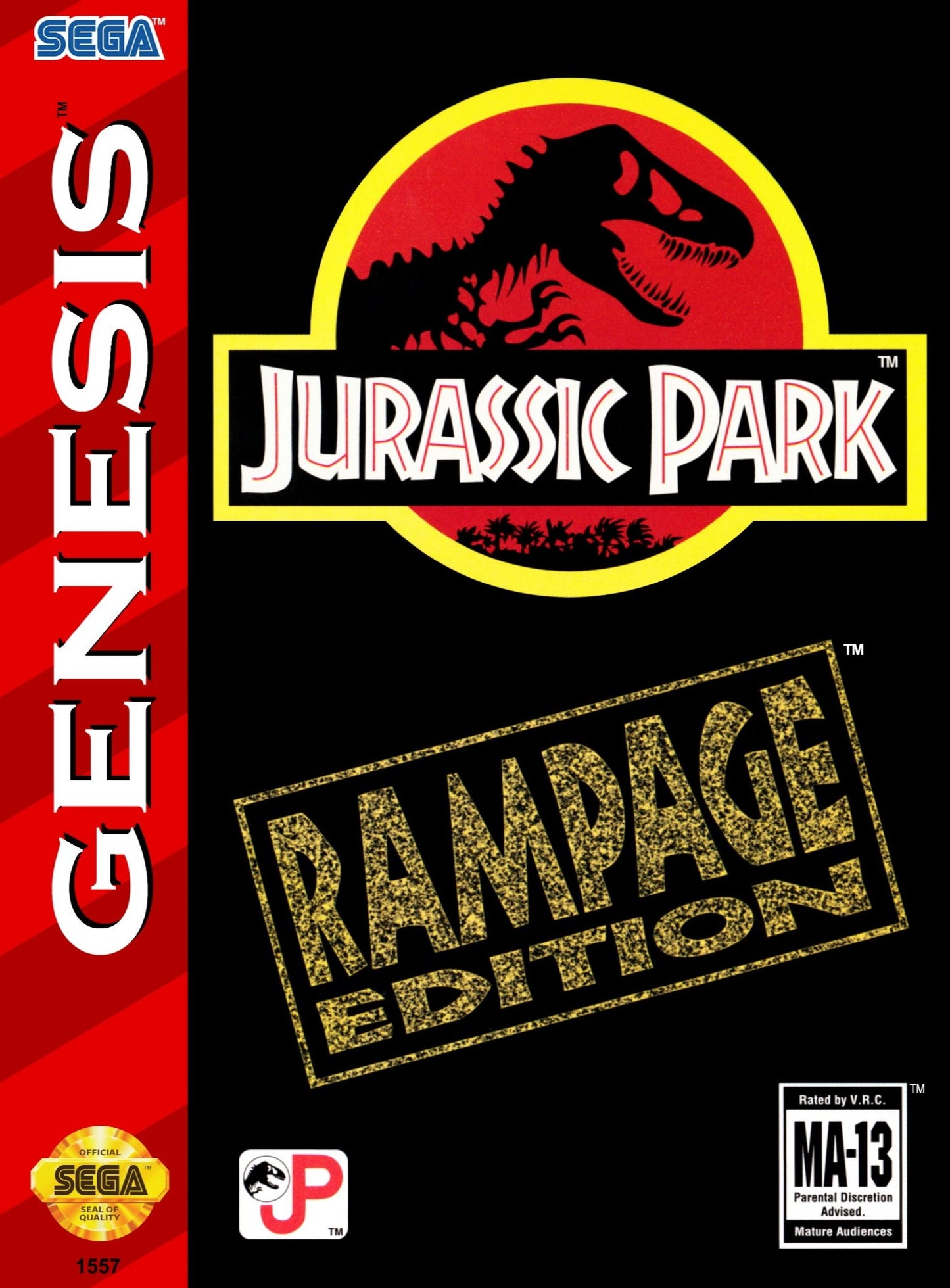 Jurassic Park Rampage Edition Sega Genesis