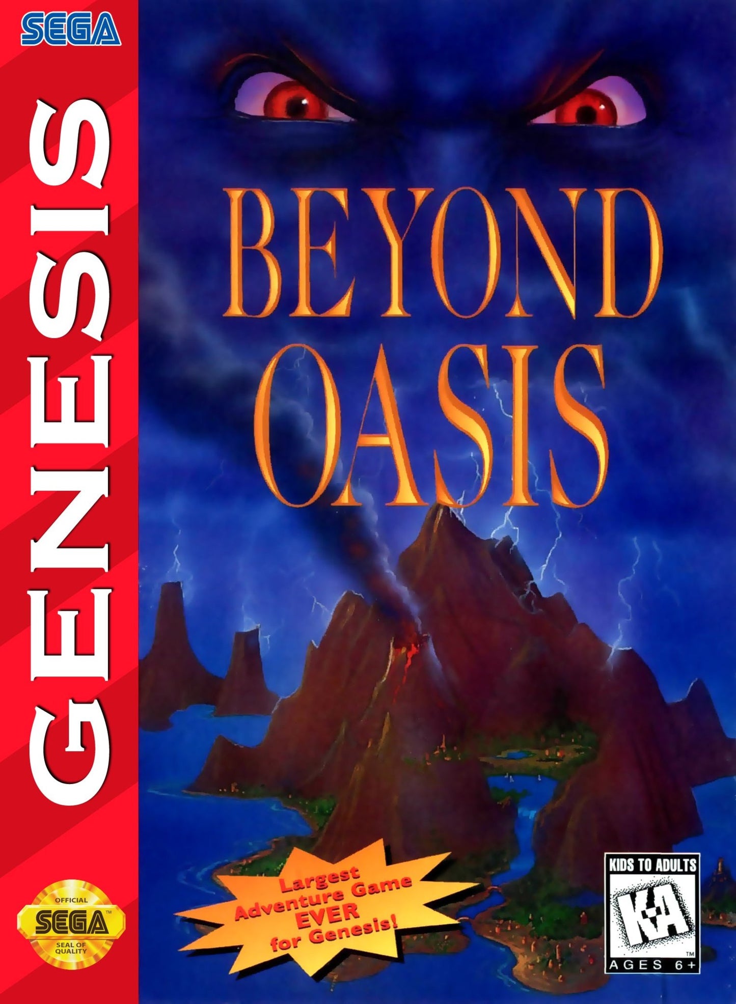 Beyond Oasis Sega Genesis