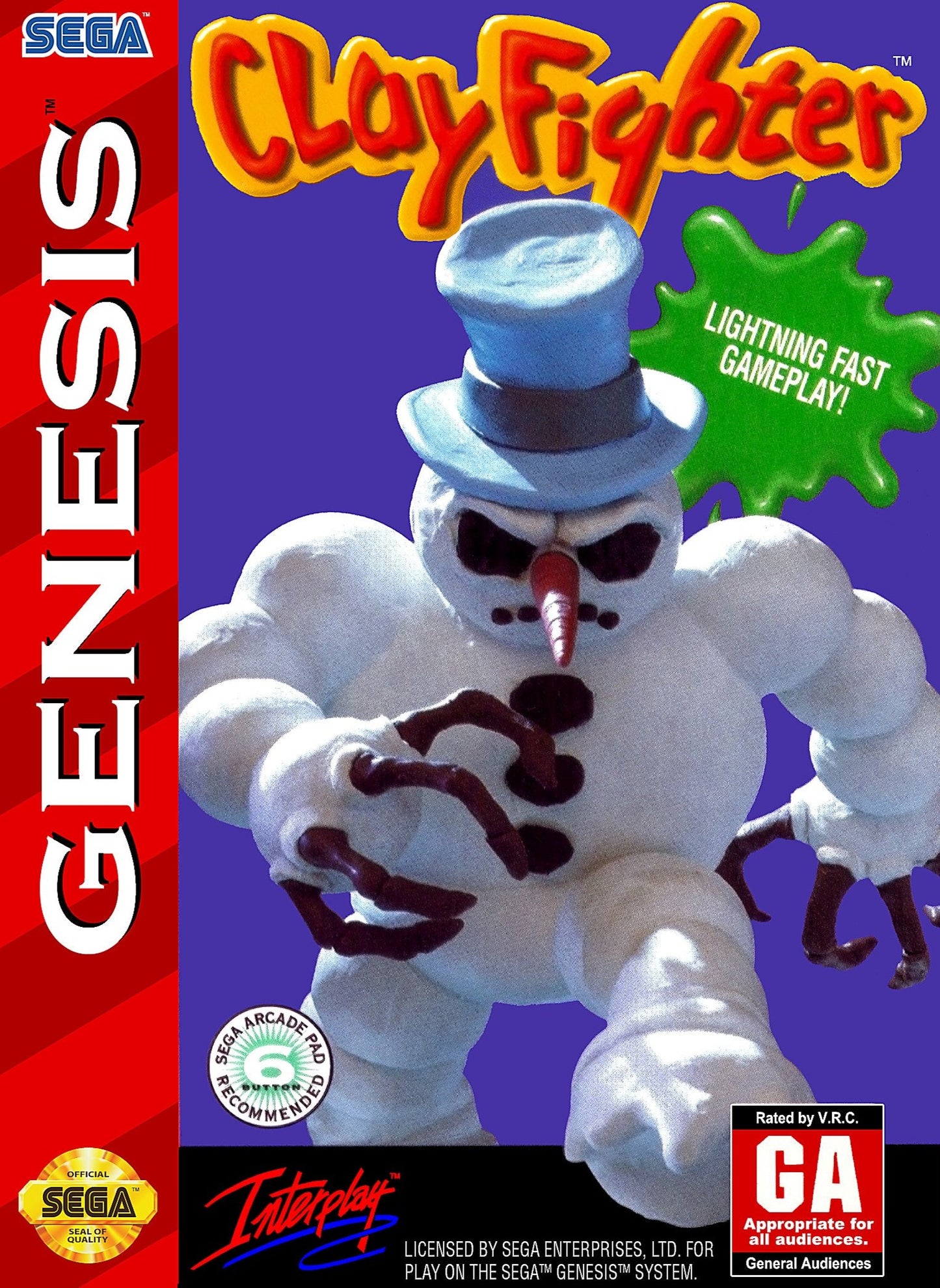 ClayFighter Sega Genesis