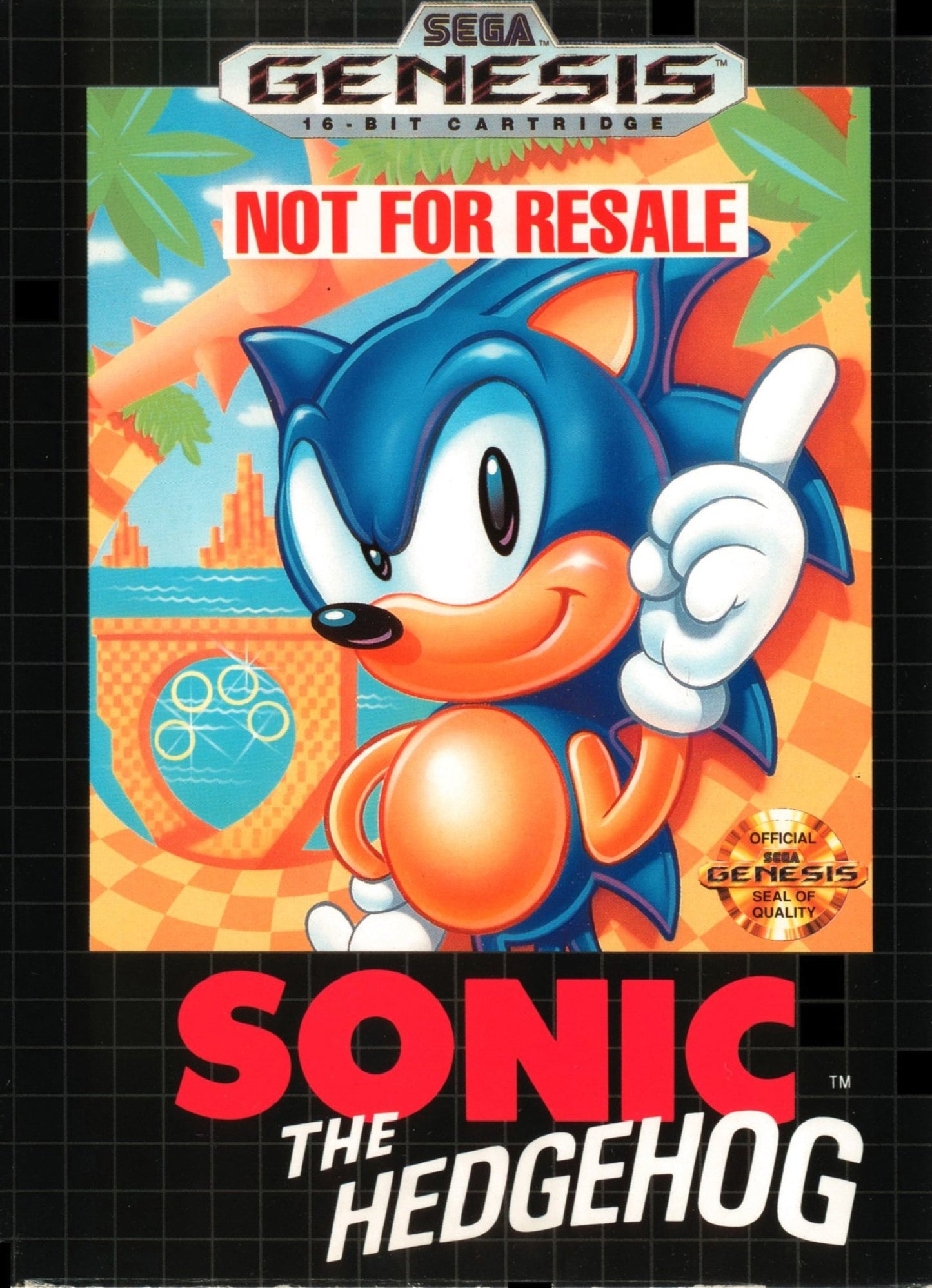 Sonic The Hedgehog [Not For Resale] Sega Genesis