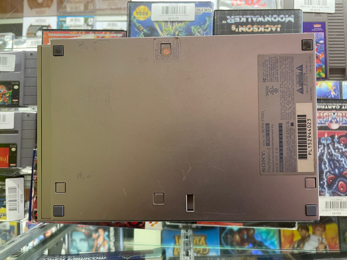 Silver PS2 (SCPH-77001) Slim Console PlayStation 2