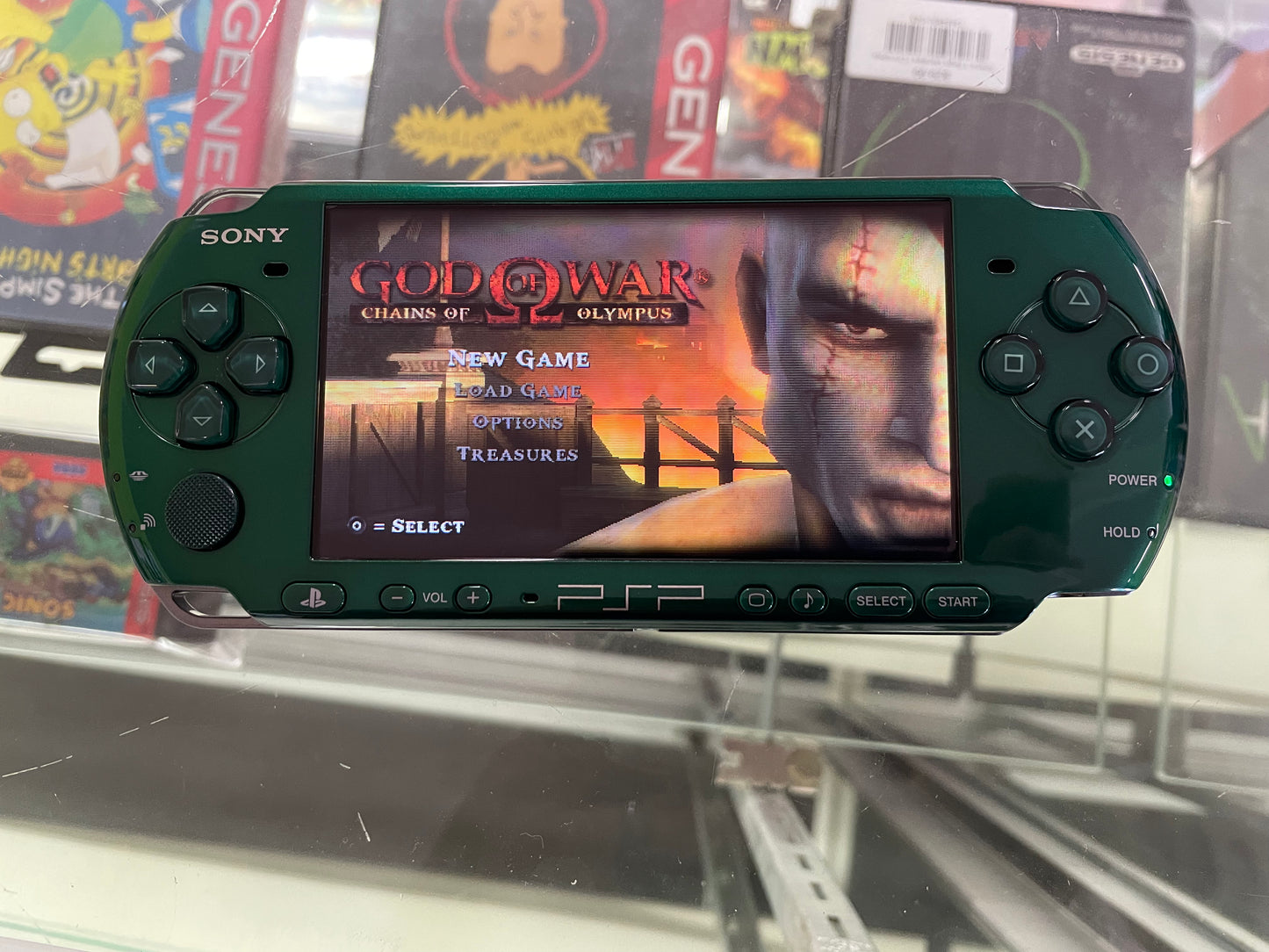 Spirited Green Sony JP PSP Console (PSP-3000)