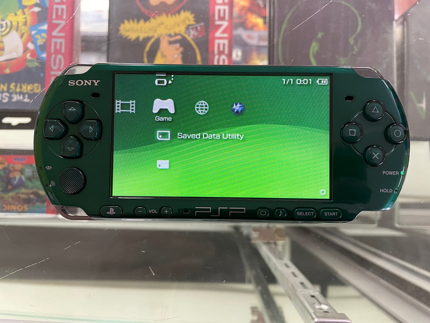 Spirited Green Sony JP PSP Console (PSP-3000)