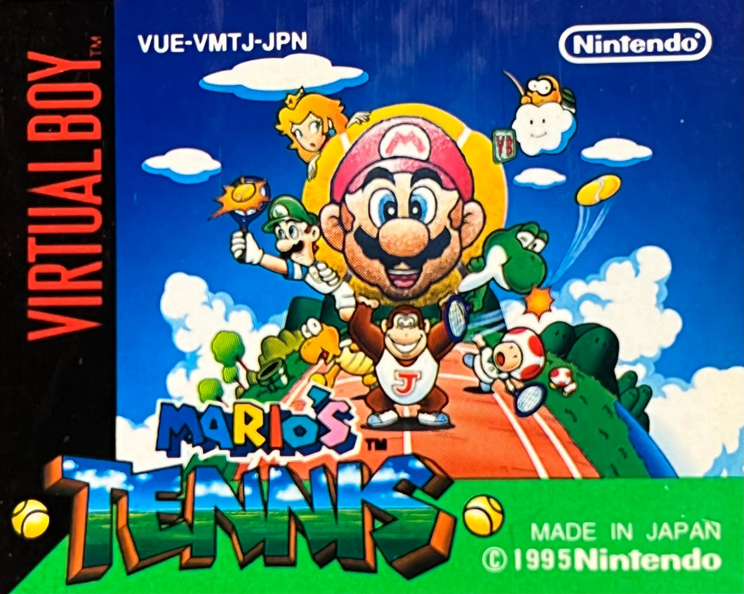 Mario's Tennis JP Virtual Boy