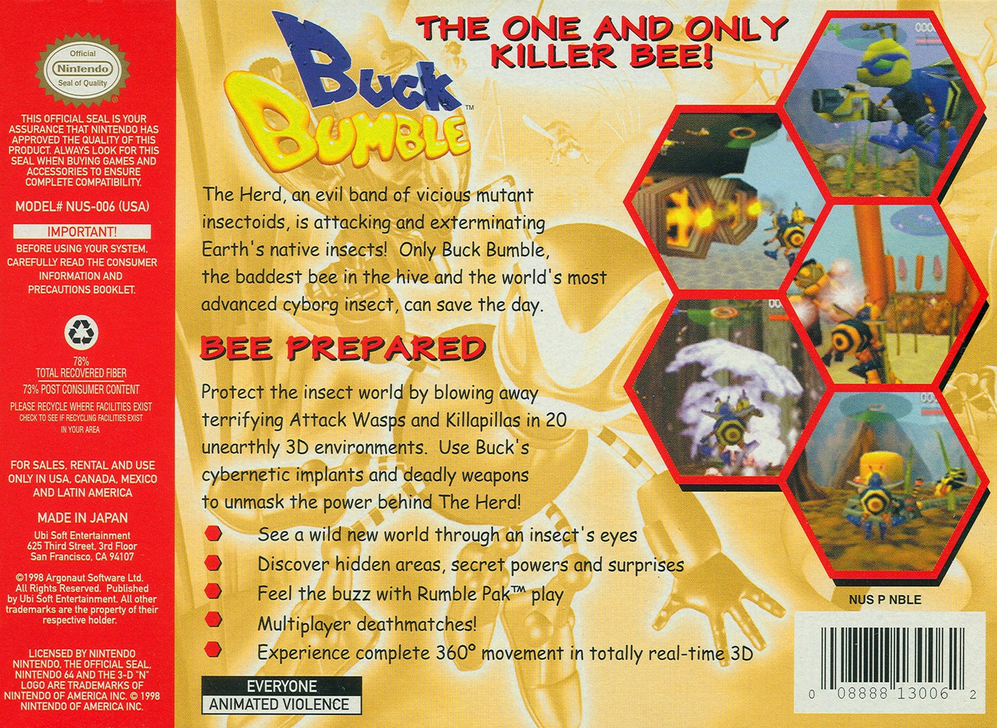 Buck Bumble Nintendo 64