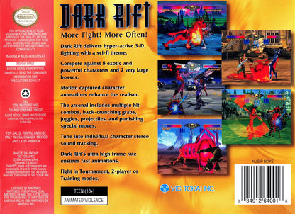Dark Rift Nintendo 64
