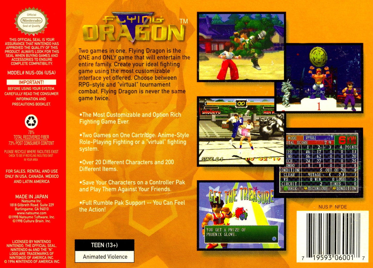 Flying Dragon Nintendo 64