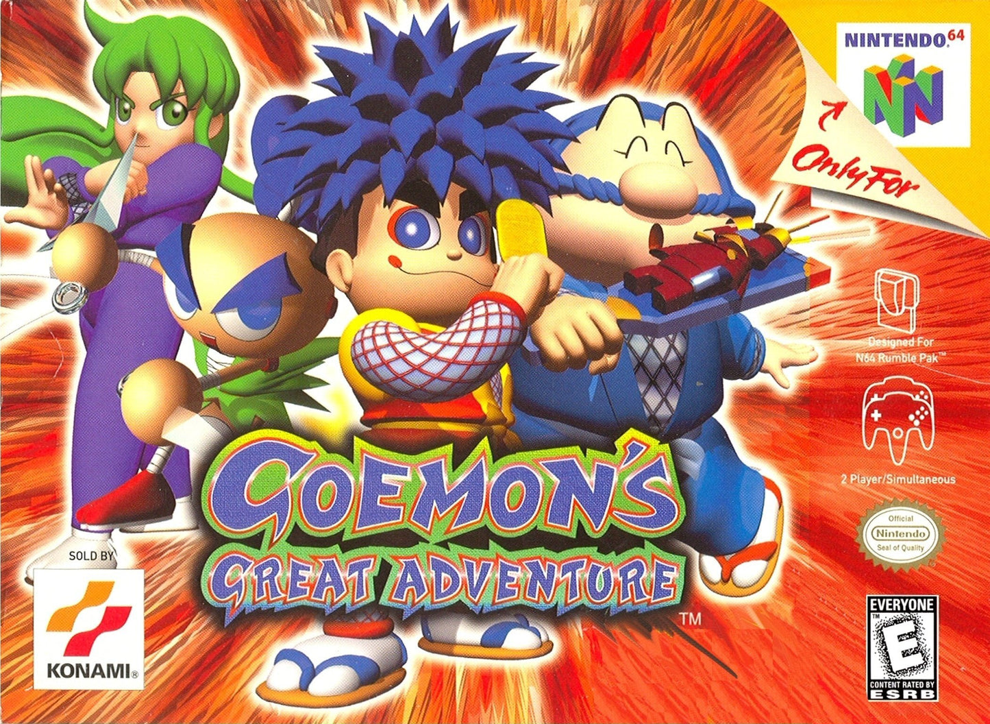 Goemon's Great Adventure Nintendo 64