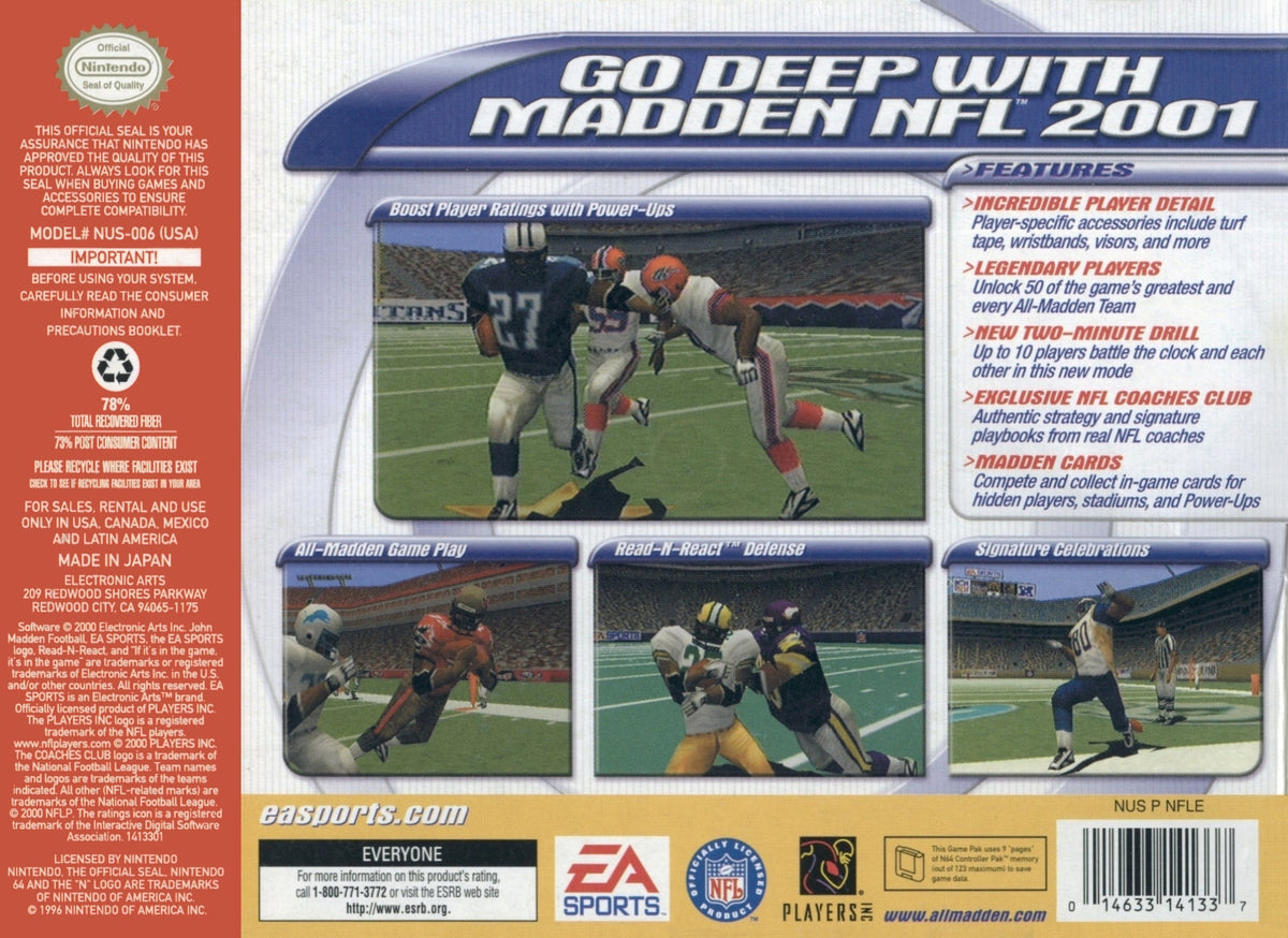 Madden NFL 2001