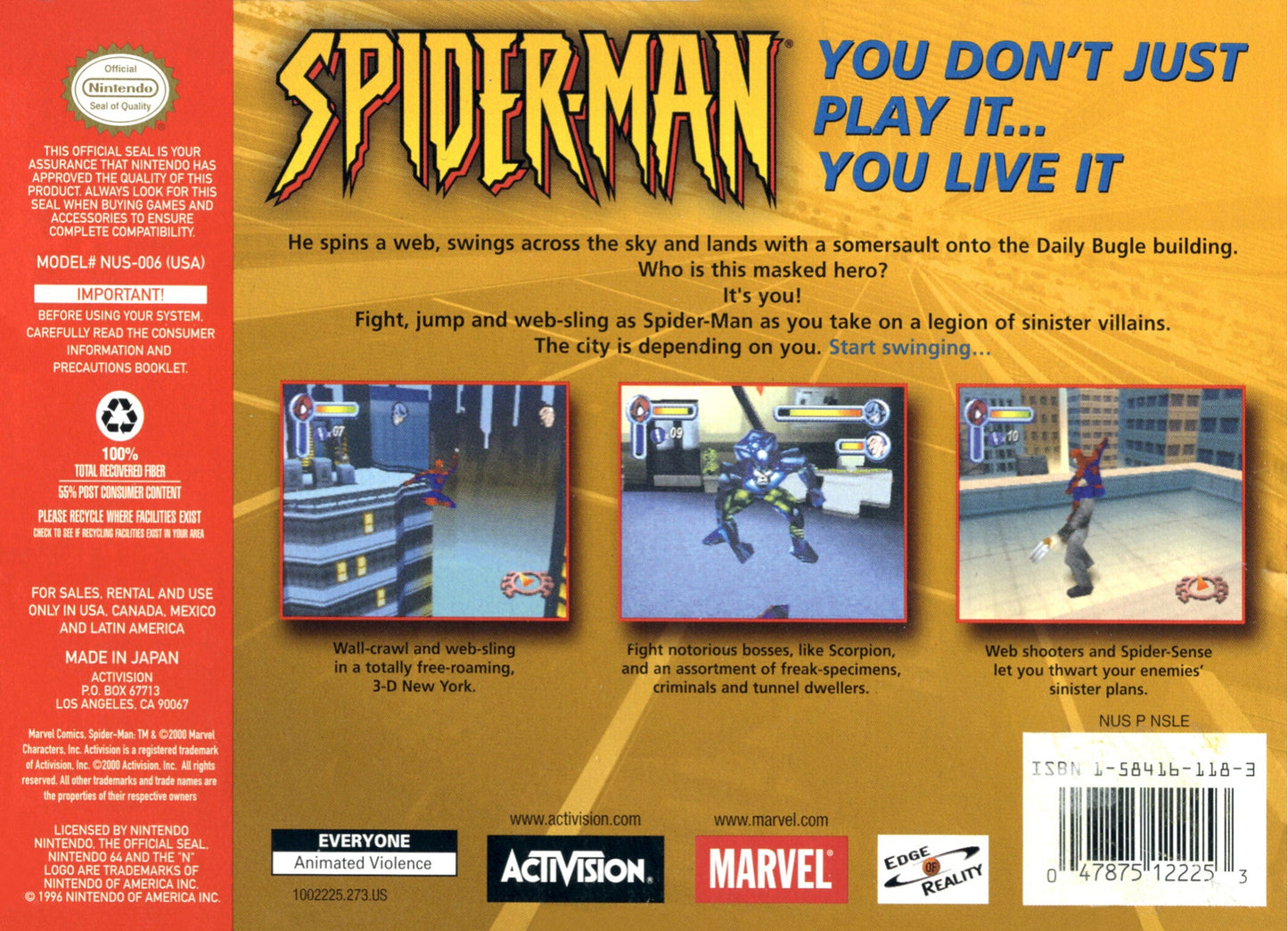 Spiderman Nintendo 64