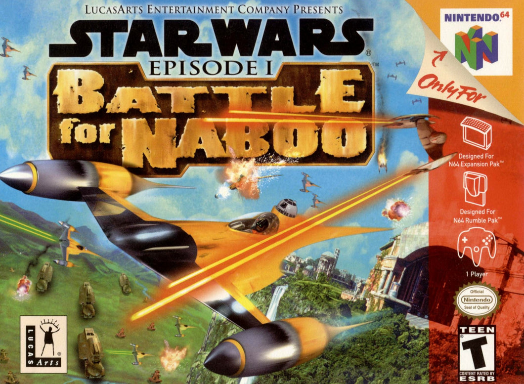Star Wars Battle For Naboo Nintendo 64