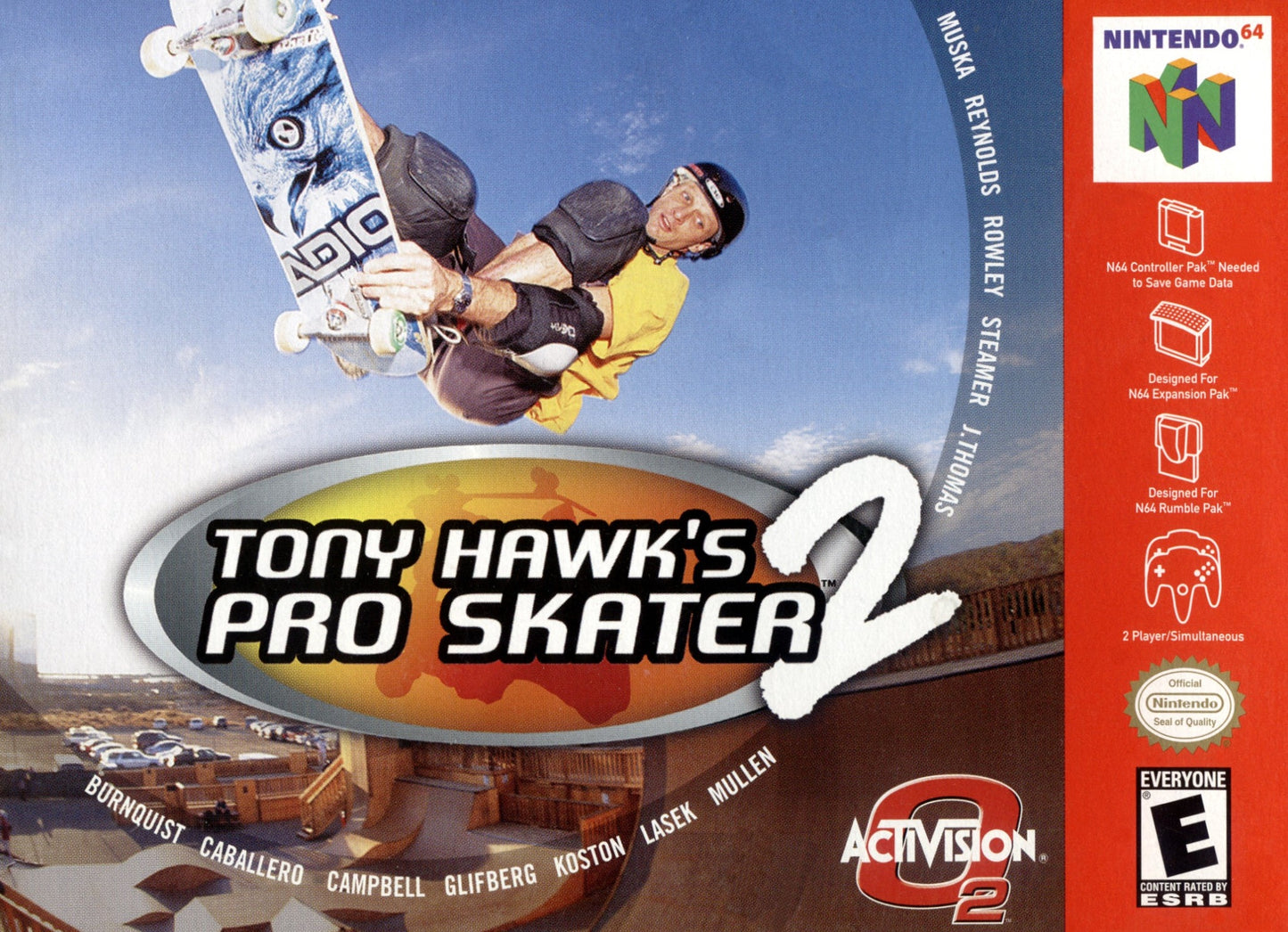 Tony Hawk 2 Nintendo 64