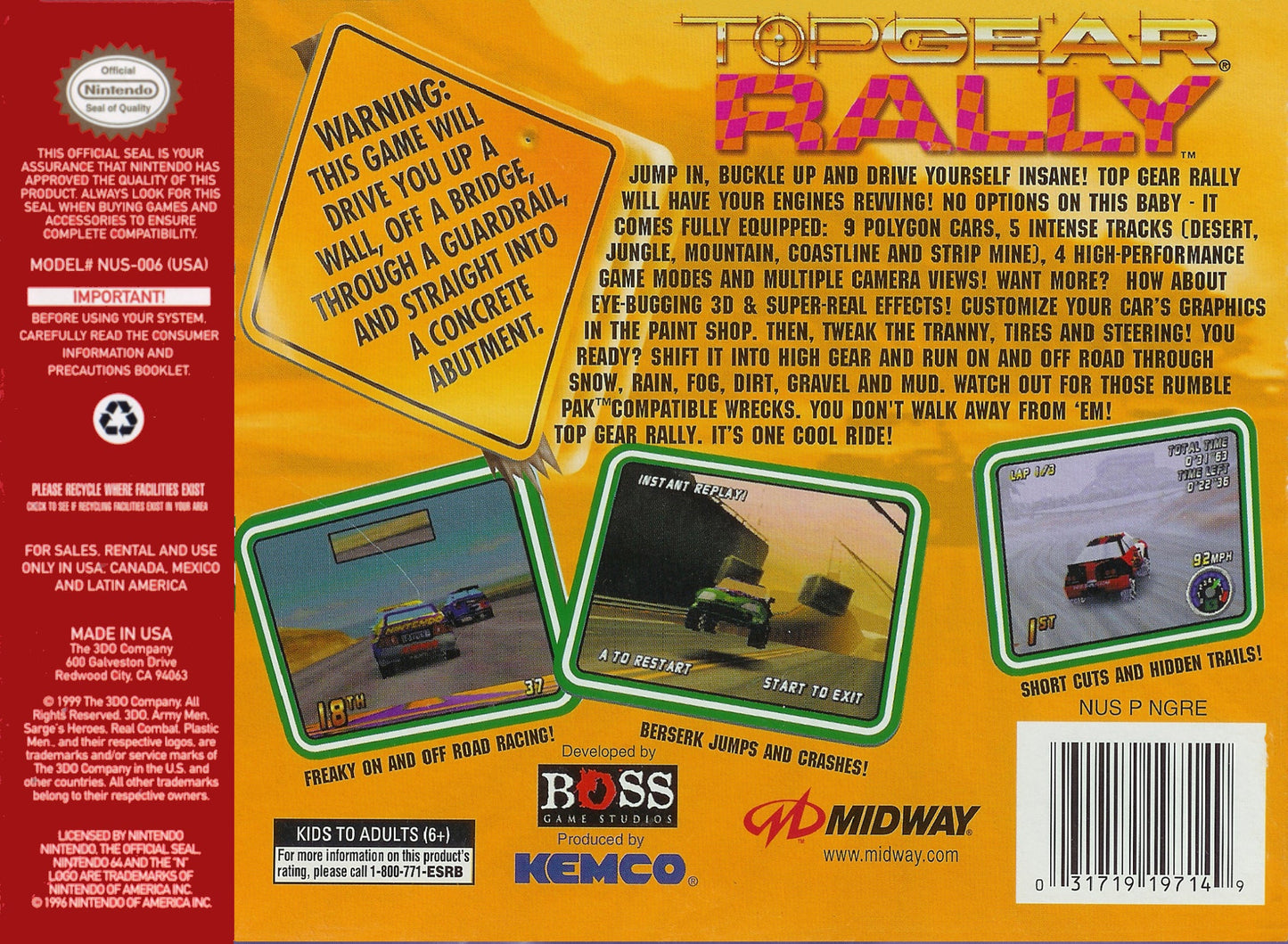 Top Gear Rally Nintendo 64