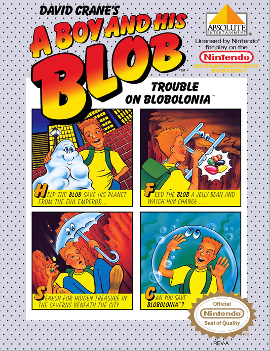 A Boy and His Blob Trouble on Blobolonia NES