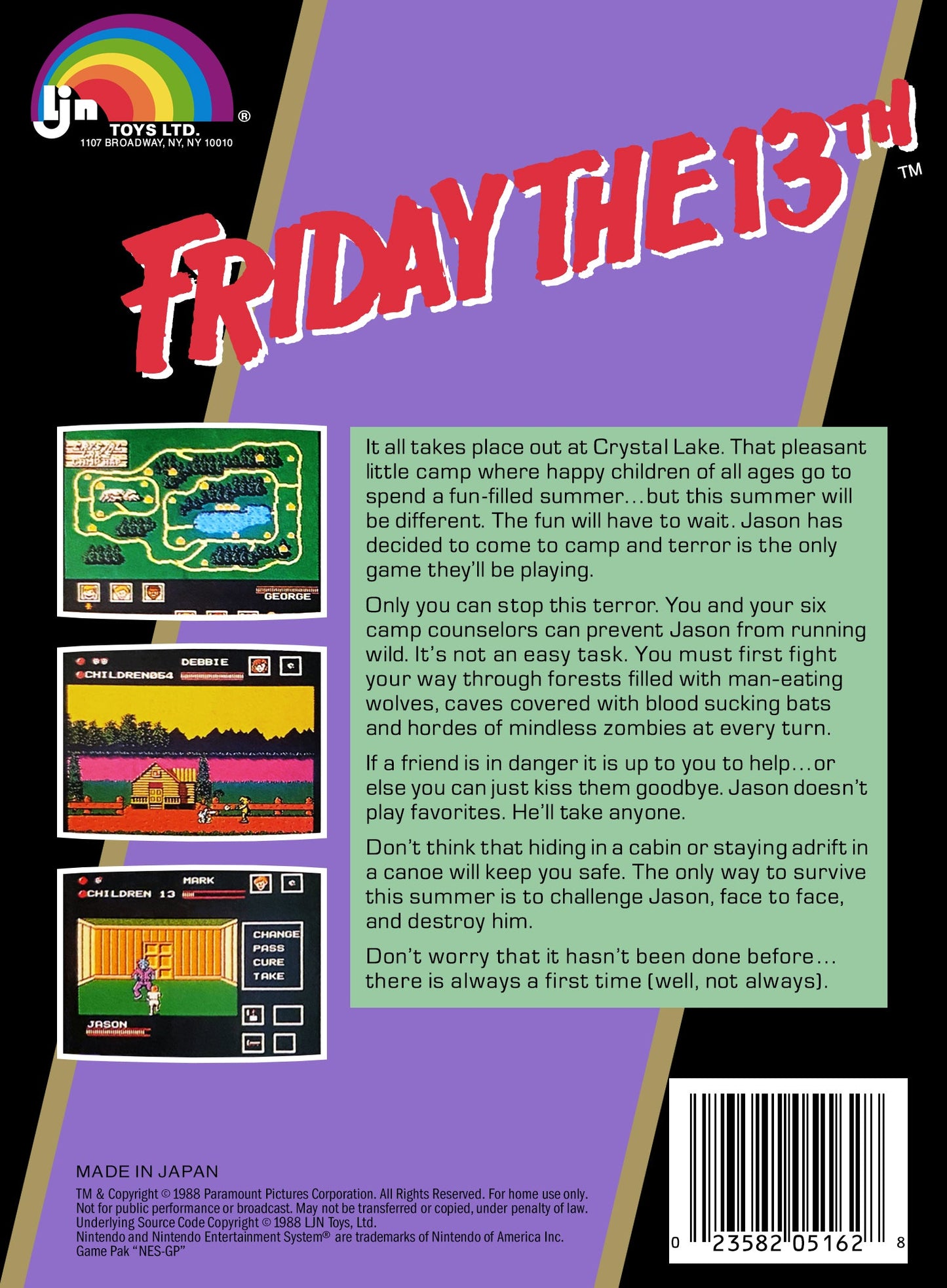 Friday The 13th NES