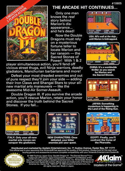 Double Dragon III NES