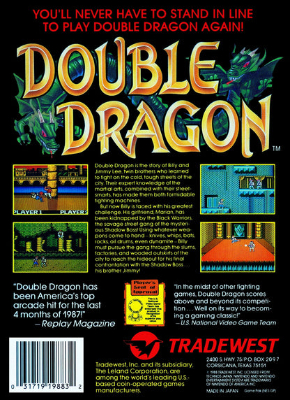 Double Dragon NES