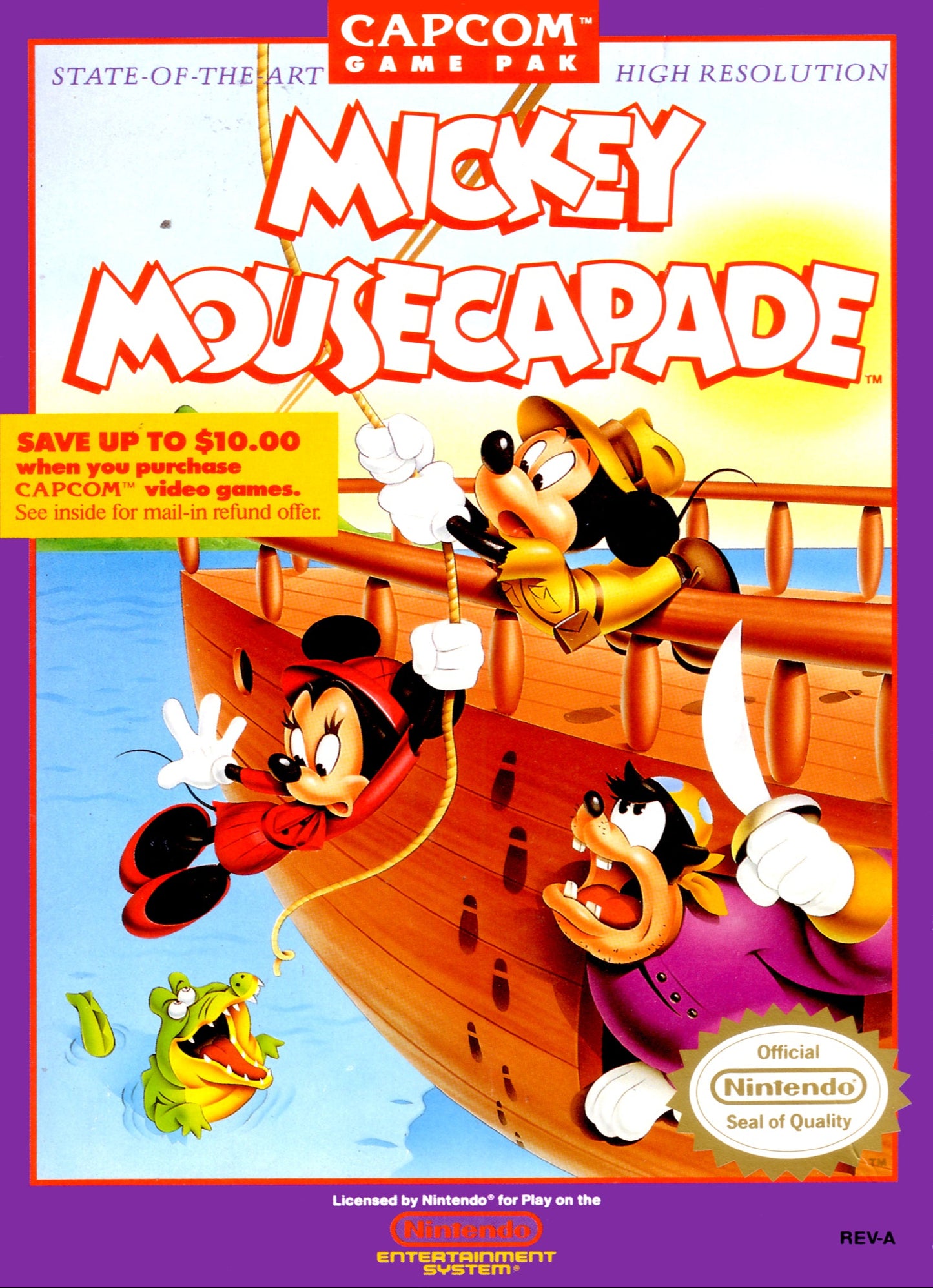 Mickey Mousecapade NES