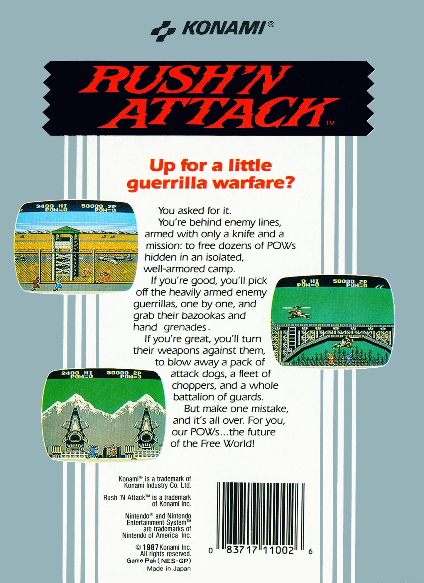 Rush'n Attack NES