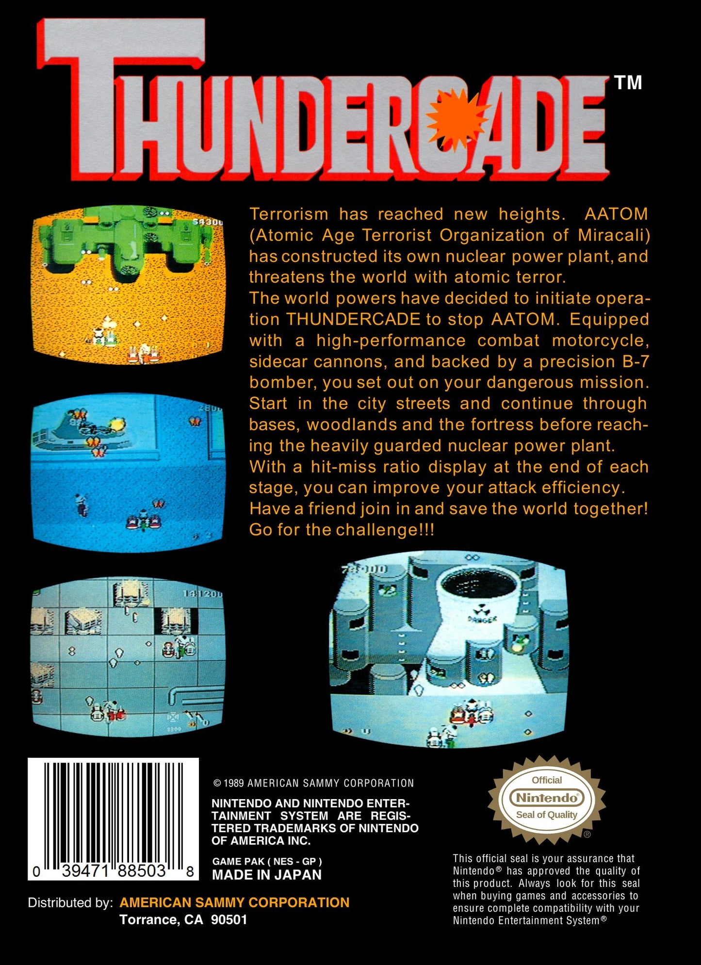 Thundercade NES