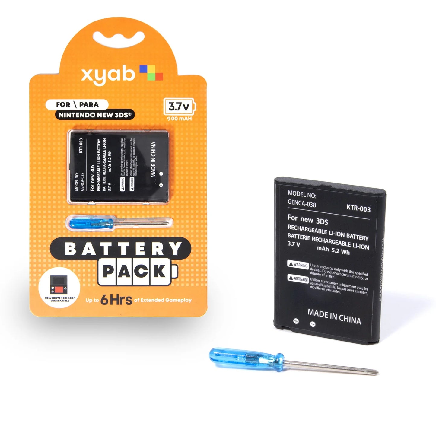 900 mAh Replacement Battery For New Nintendo 3DS