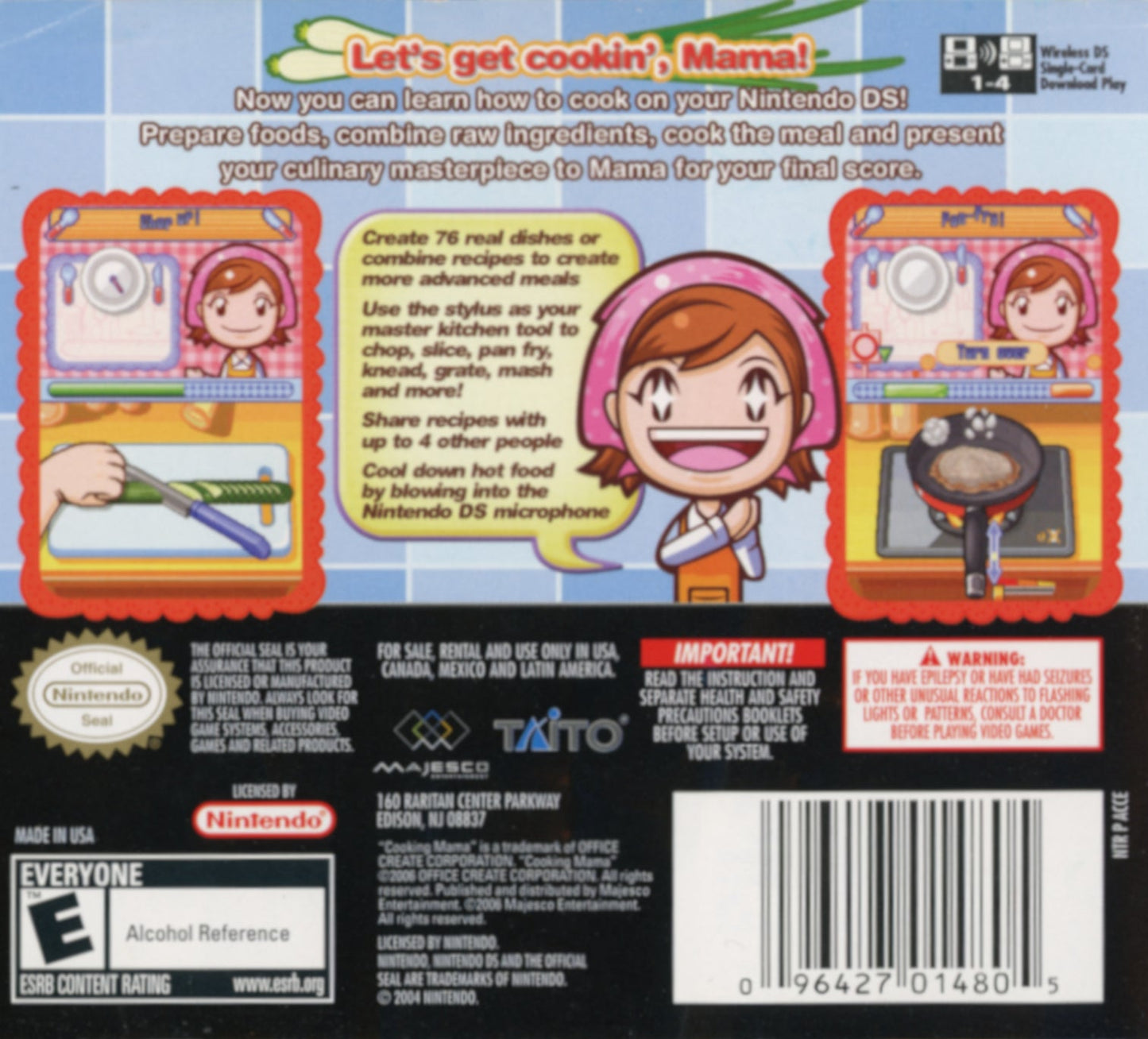 Cooking Mama Nintendo DS