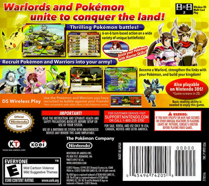 Pokemon Conquest Nintendo DS