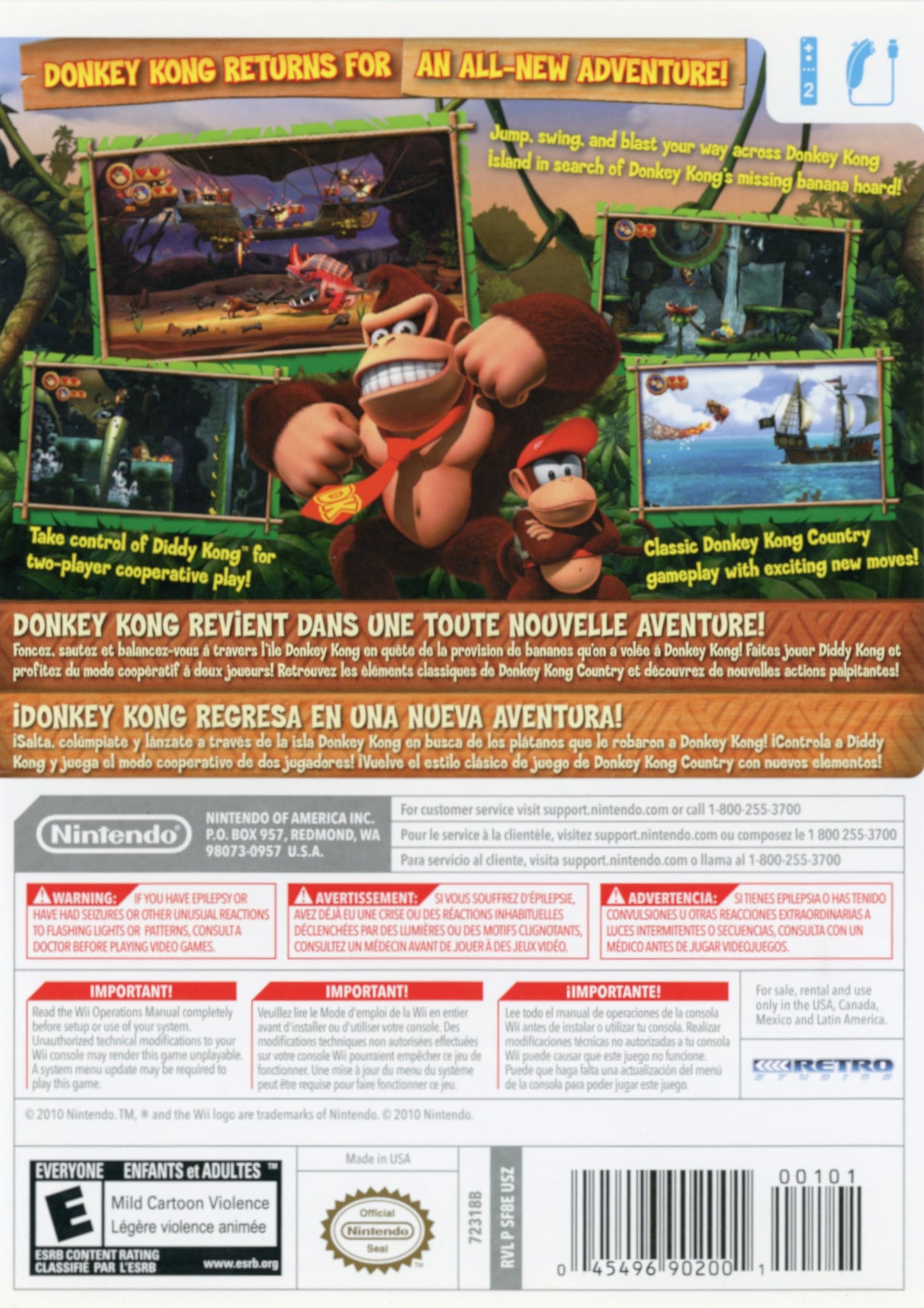 Donkey Kong Country Returns Wii