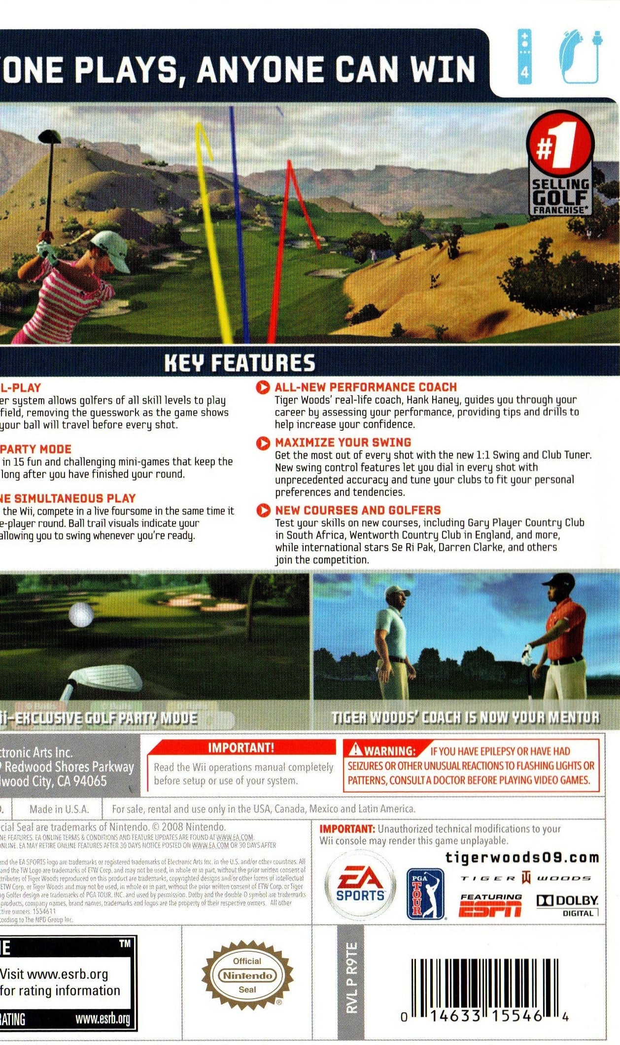 Tiger Woods 2009 All-Play Wii