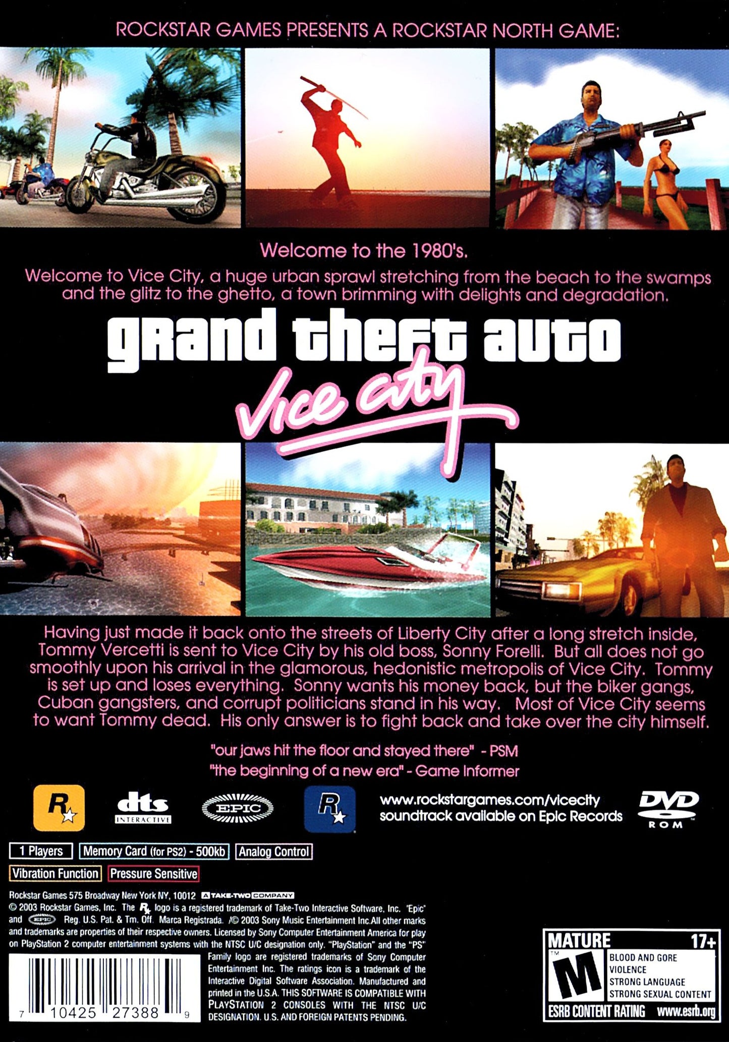 Grand Theft Auto Vice City (Greatest Hits) Playstation 2