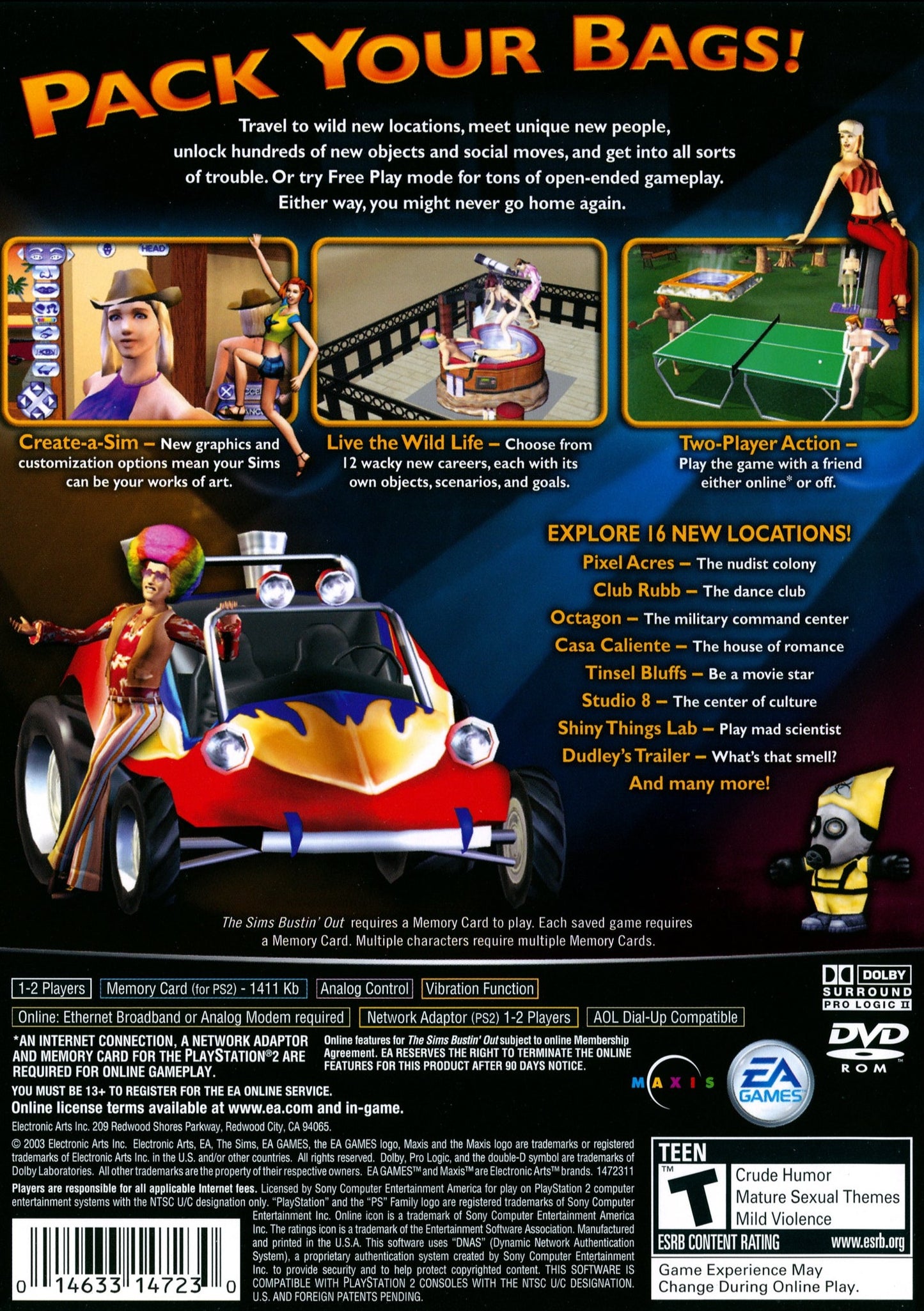 The Sims Bustin Out Playstation 2
