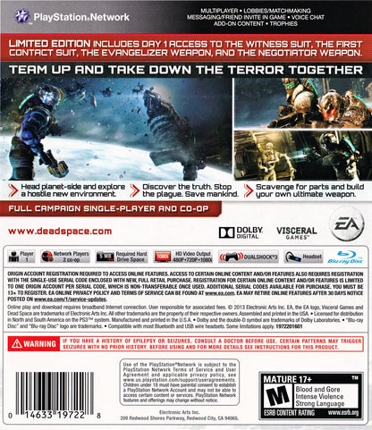 Dead Space 3 [Limited Edition] Playstation 3