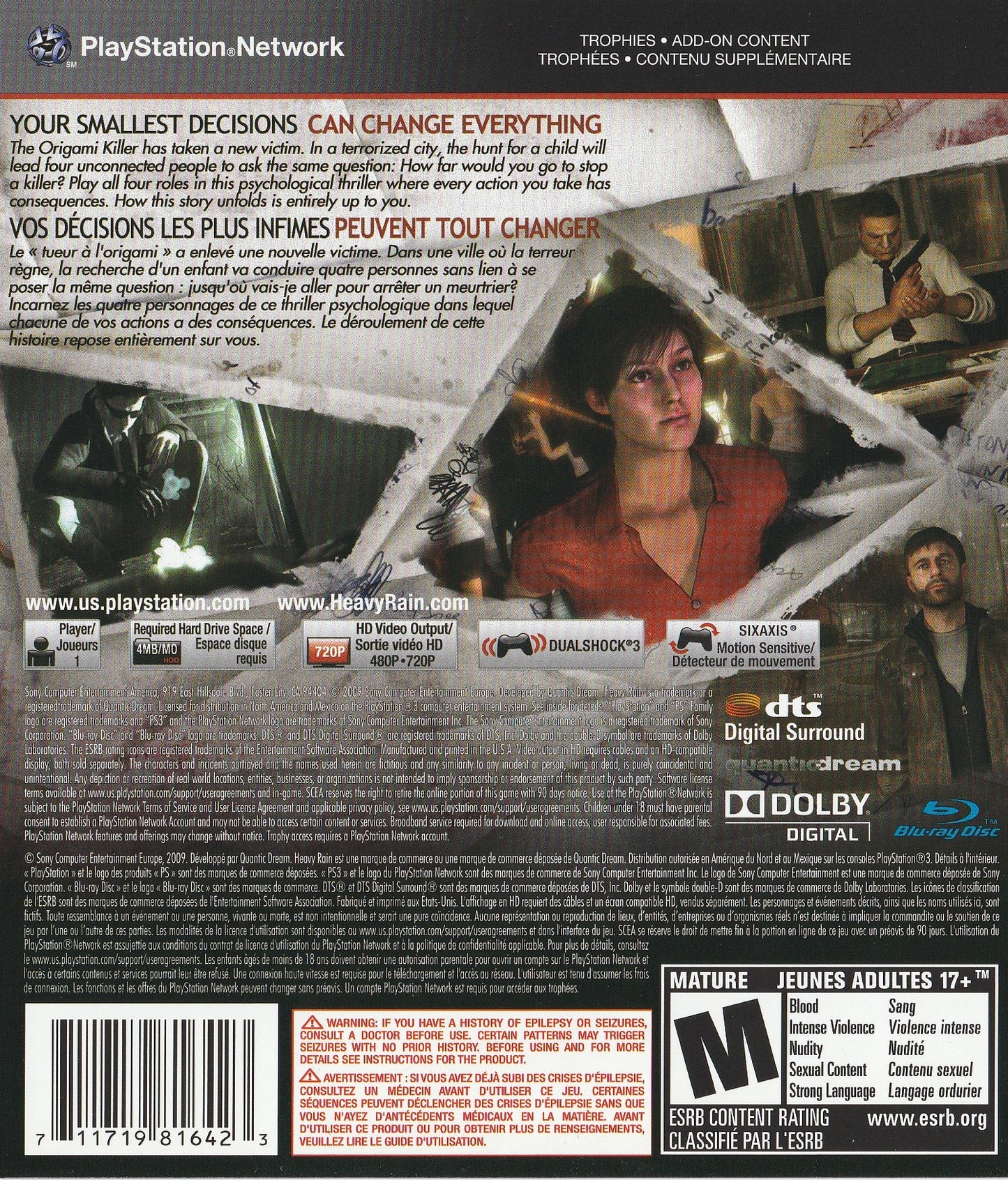 Heavy Rain Playstation 3