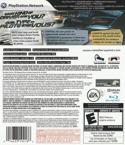 Need For Speed Shift Playstation 3